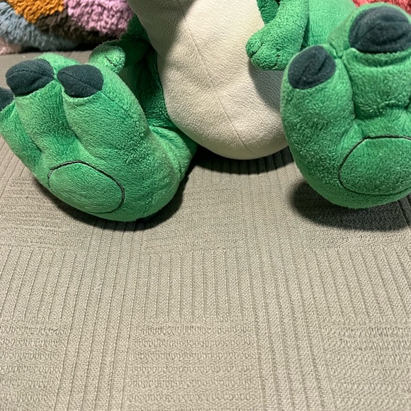 Disney Big Feet Plush Rex Toy Story Green Dinosaur Parks Exclusive Soft - Picture 6 of 10